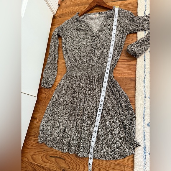 Faherty Montara Leaf Batik Printed Blouson Mini Dress Size XS - Picture 11 of 14